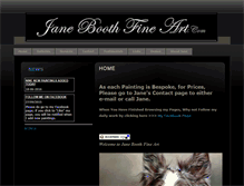 Tablet Screenshot of janeboothfineart.com